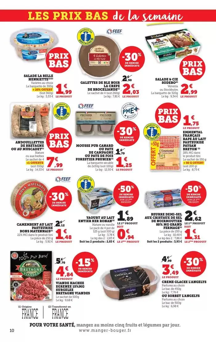 LE MARCHÉ À PRIX BAS ! du 1 avril au 13 avril 2025 - Catalogue page 10