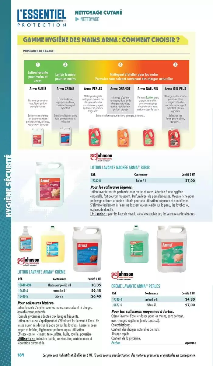 Essentiel Protection 2025 tarifé du 3 mars au 31 décembre 2025 - Catalogue page 186