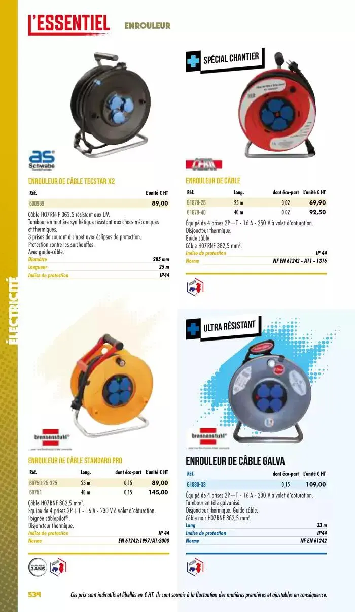 Essentiel Industrie 2025 du 3 janvier au 31 décembre 2025 - Catalogue page 536