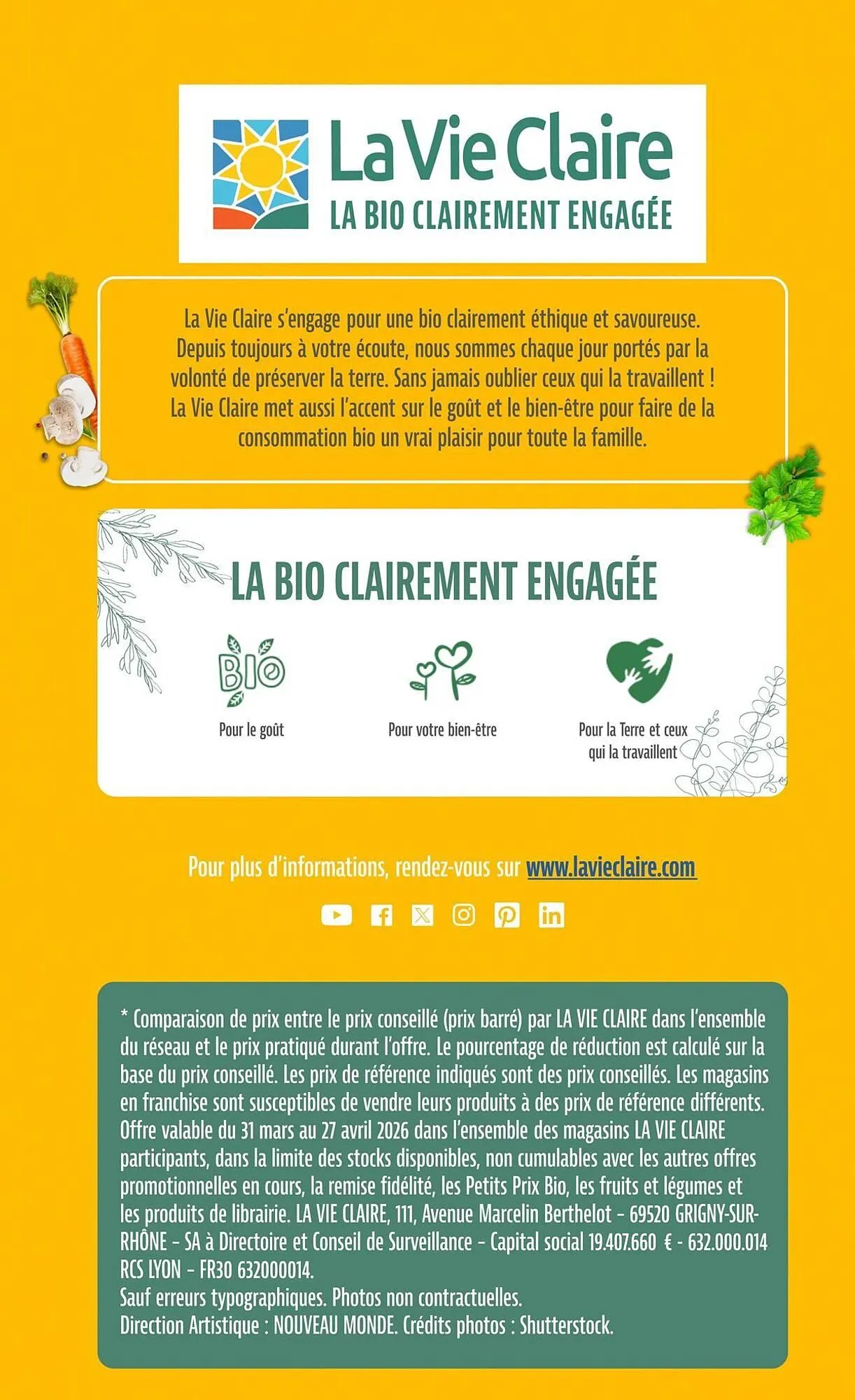 Catalogue La Vie Claire du 31 mars au 27 avril 2026 - Catalogue page 57