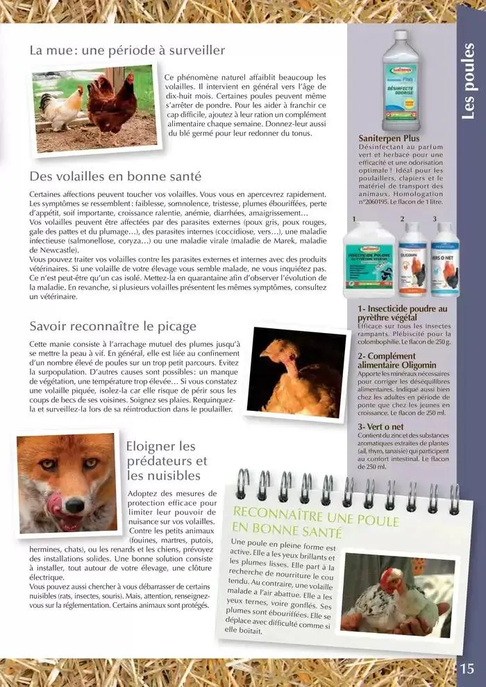 Le guide BASSE-COUR du 30 avril au 31 décembre 2025 - Catalogue page 15