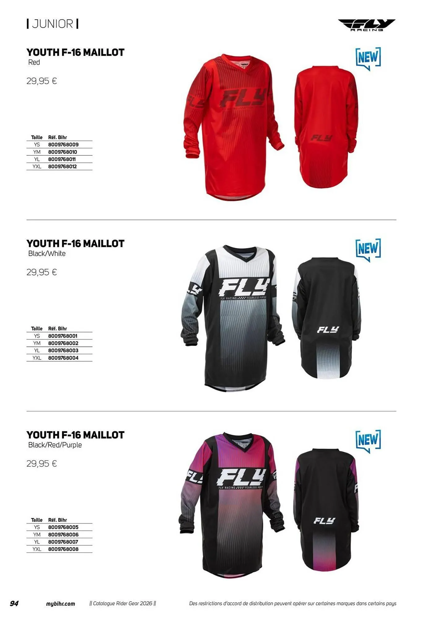 Catalogue Bihr du 1 janvier au 31 janvier 2026 - Catalogue page 94