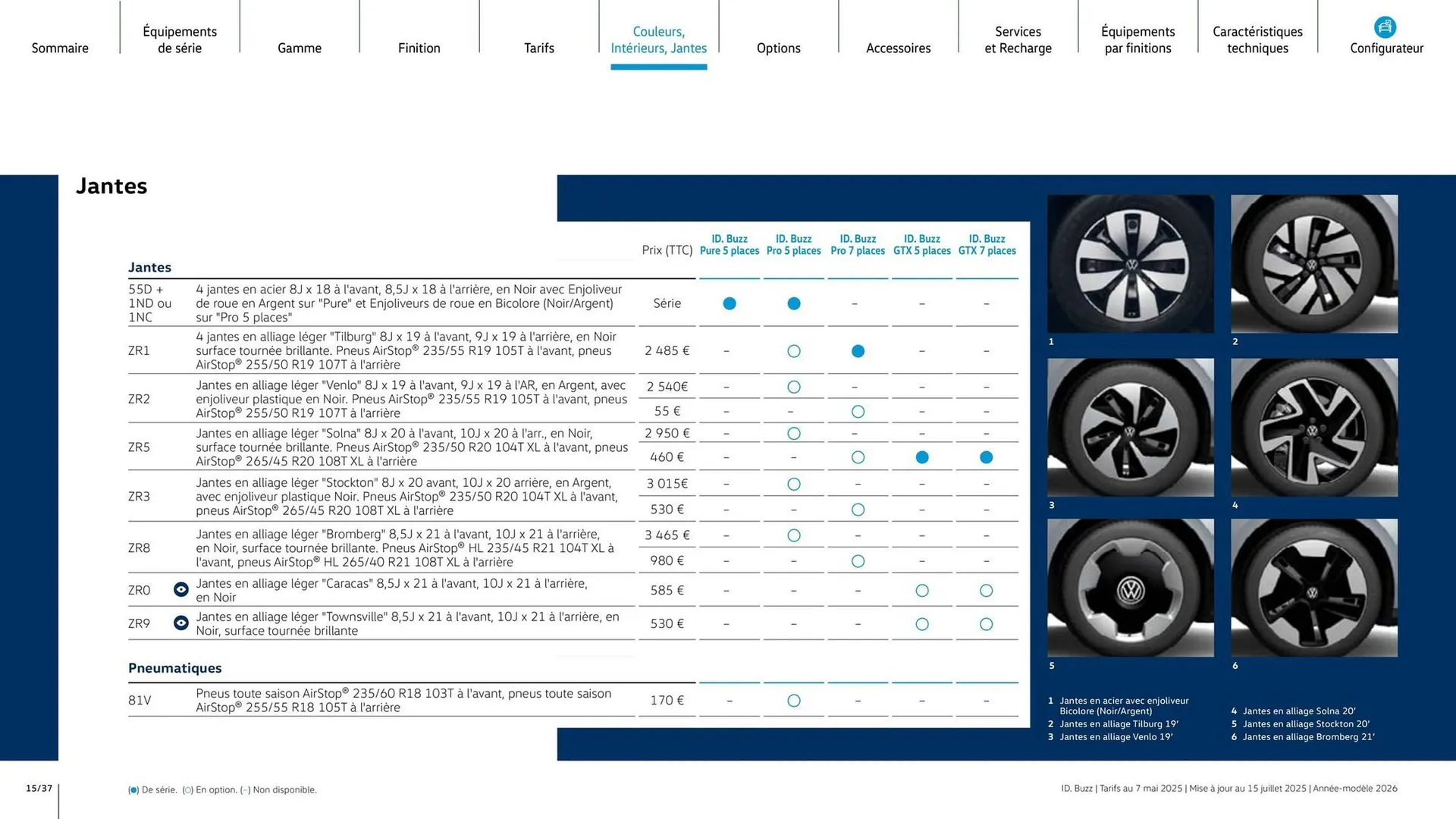 Catalogue Volkswagen du 7 août au 31 mars 2026 - Catalogue page 15