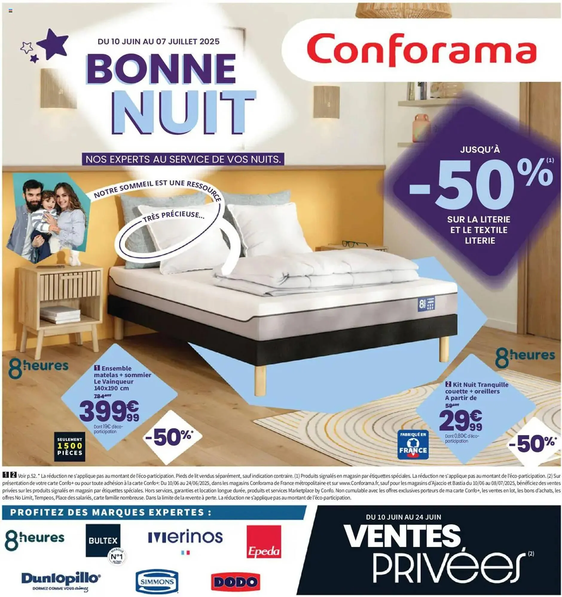 Catalogue Conforama du 10 juin au 7 juillet 2025 - Catalogue page 1