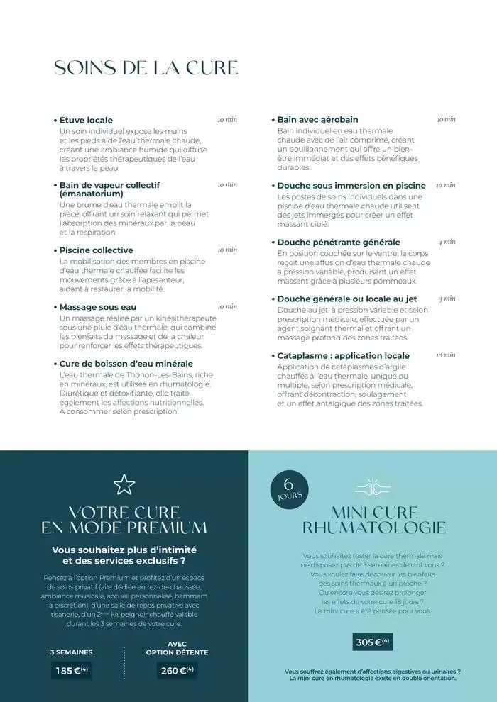 ValVital Brochure établissement Thonon-les-Bains 2025 du 3 mars au 29 novembre 2025 - Catalogue page 5