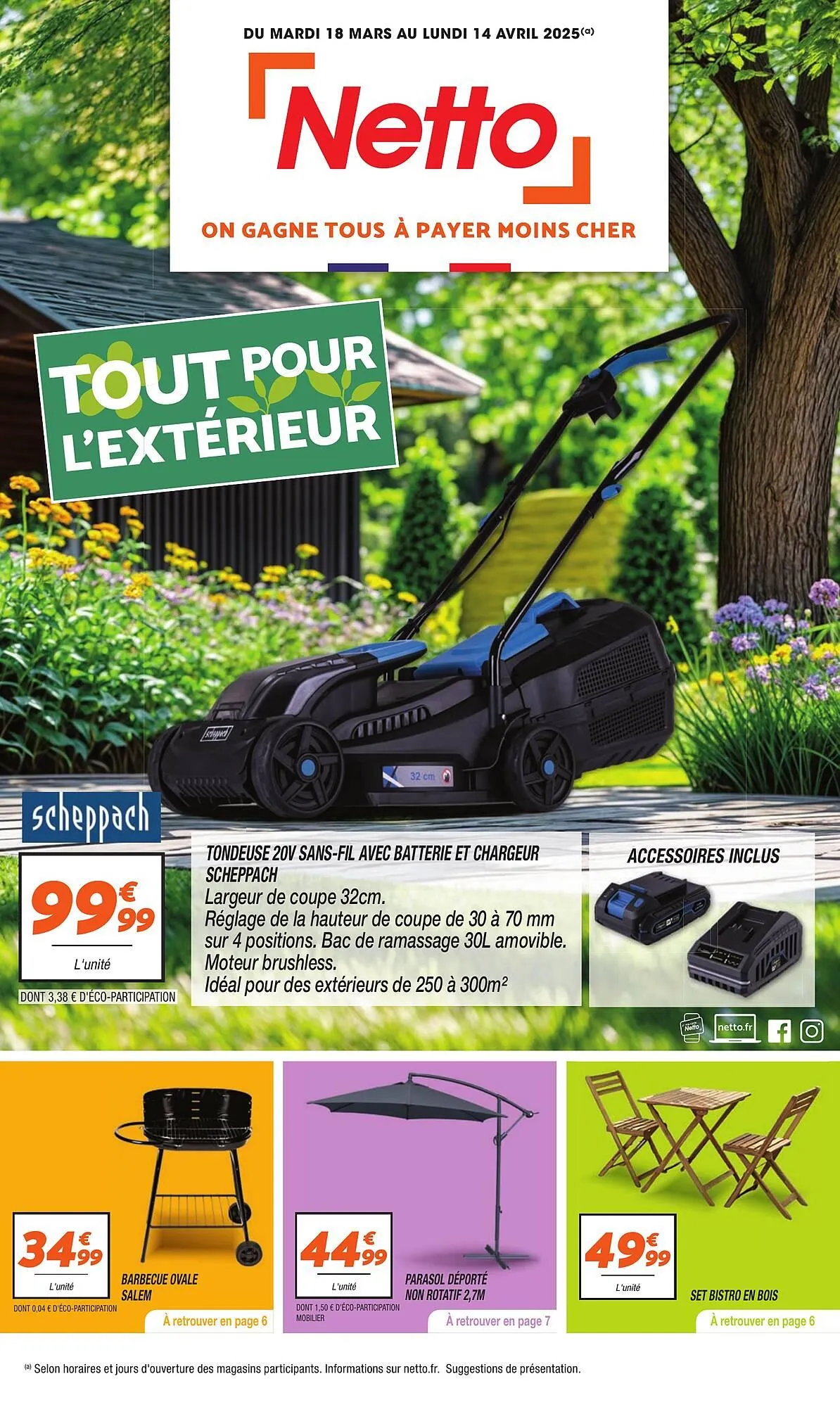 Catalogue Netto du 18 mars au 14 avril 2025 - Catalogue page 1