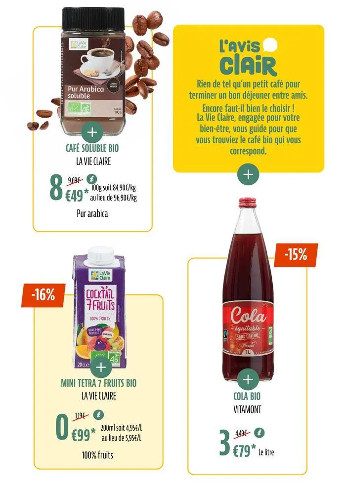 Tutes Nos Promos Bio Pour Un Ete Savoureux du 28 juin au 7 juillet 2024 - Catalogue page 25