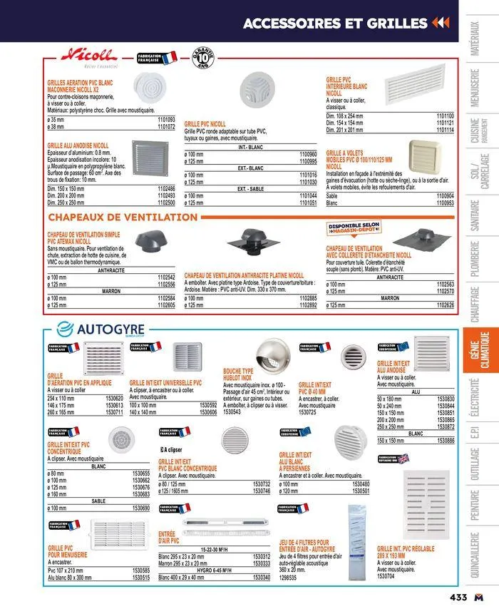 Guide produits 2024 du 15 mars au 31 décembre 2024 - Catalogue page 433