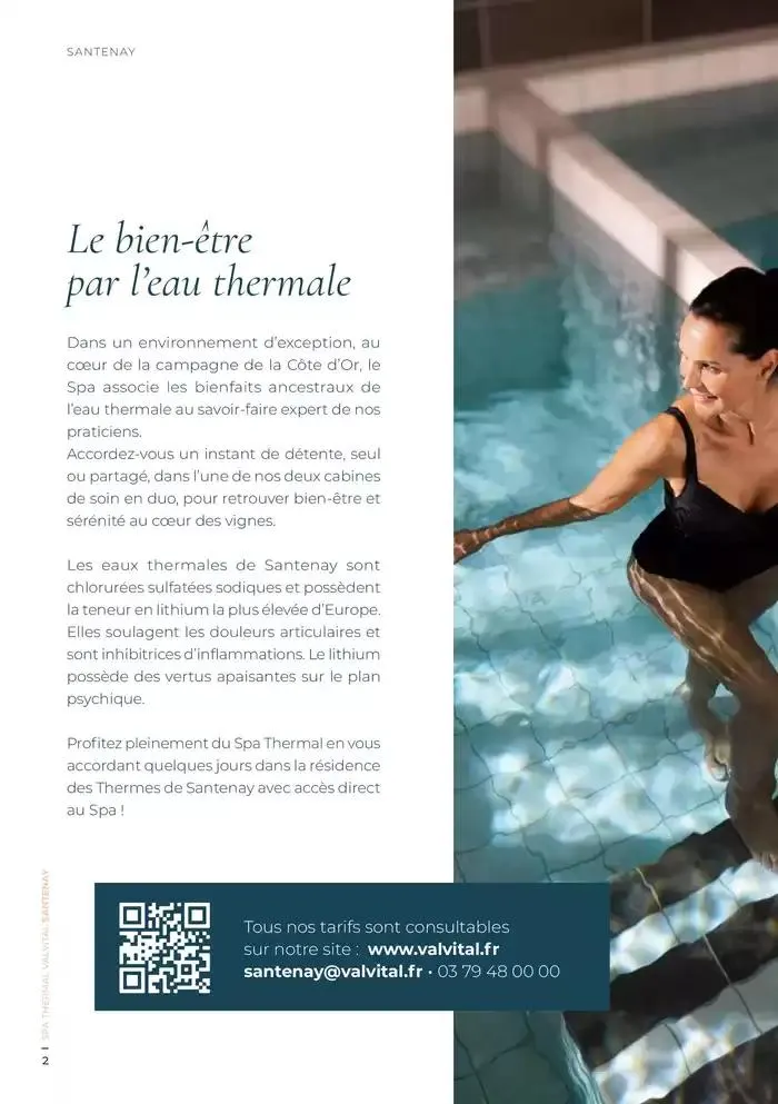 Carte spa Santenay 2025 du 9 décembre au 31 décembre 2025 - Catalogue page 2