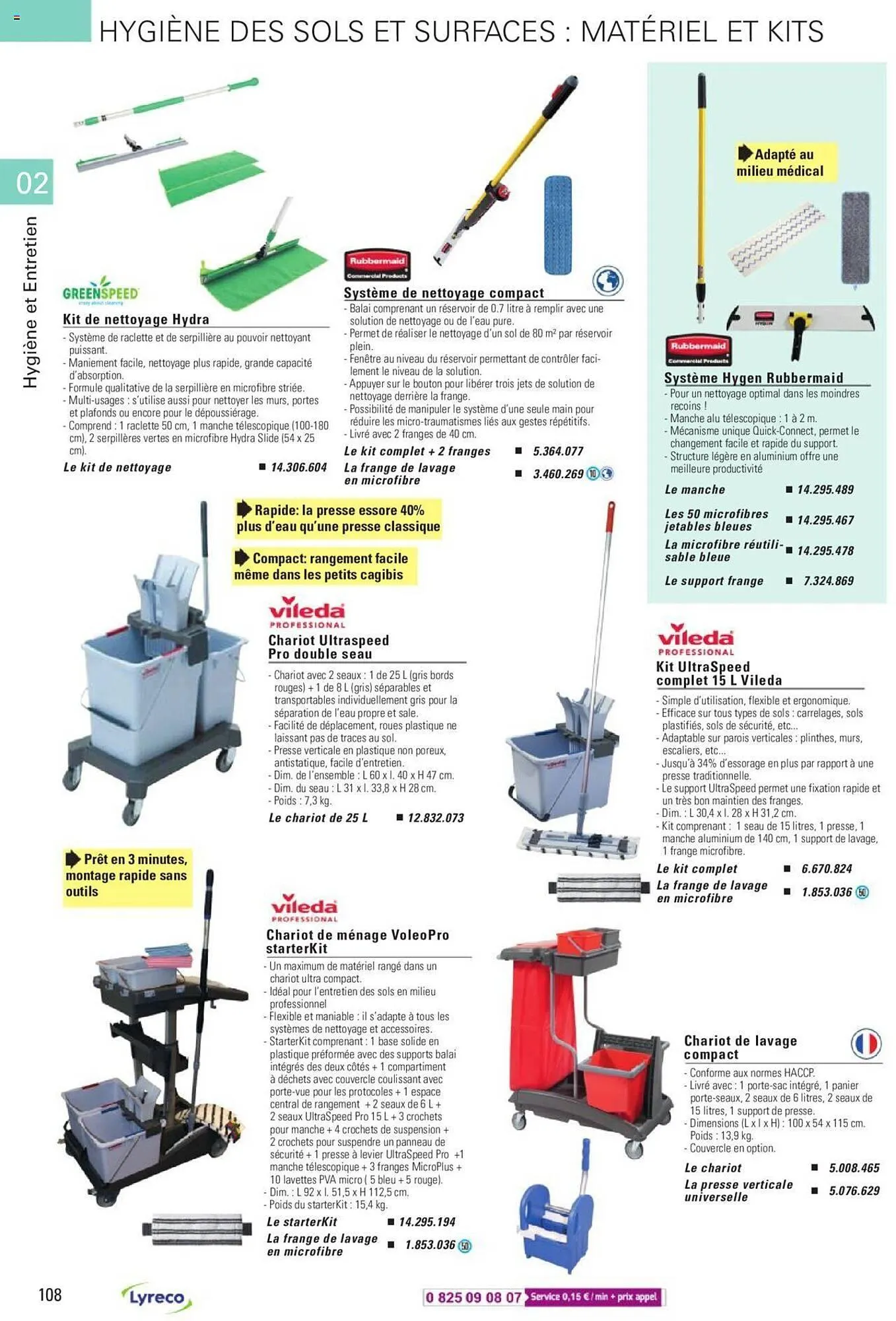 Catalogue Lyreco du 15 mai au 31 décembre 2023 - Catalogue page 108