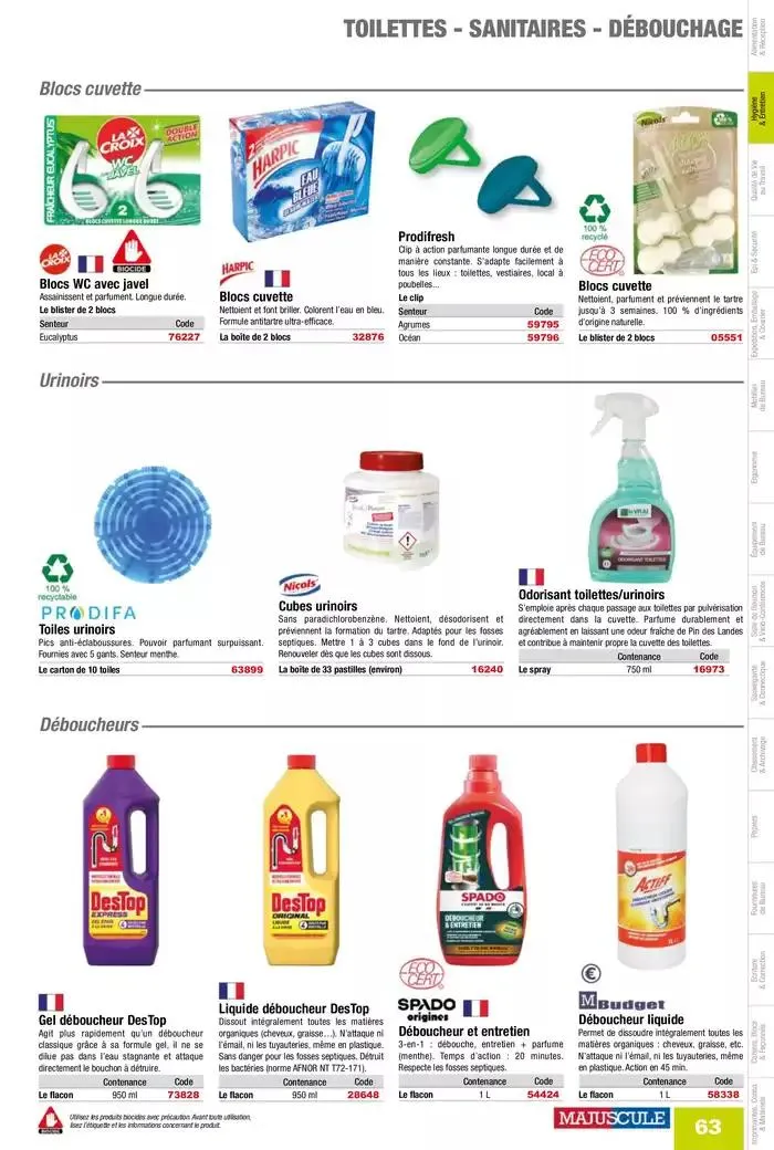 Catalogue Entreprises 2025 du 13 janvier au 31 décembre 2025 - Catalogue page 65