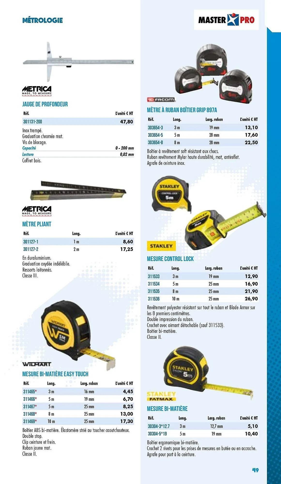 Catalogue Master Pro du 3 janvier au 31 décembre 2025 - Catalogue page 51