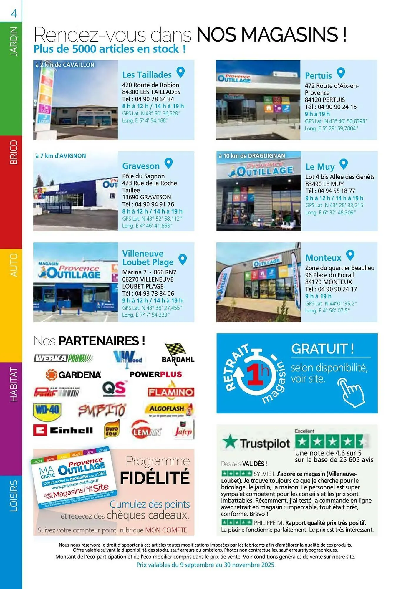 Catalogue Provence Outillage du 9 septembre au 30 novembre 2025 - Catalogue page 4