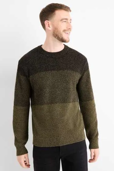 Jumper - striped - textured