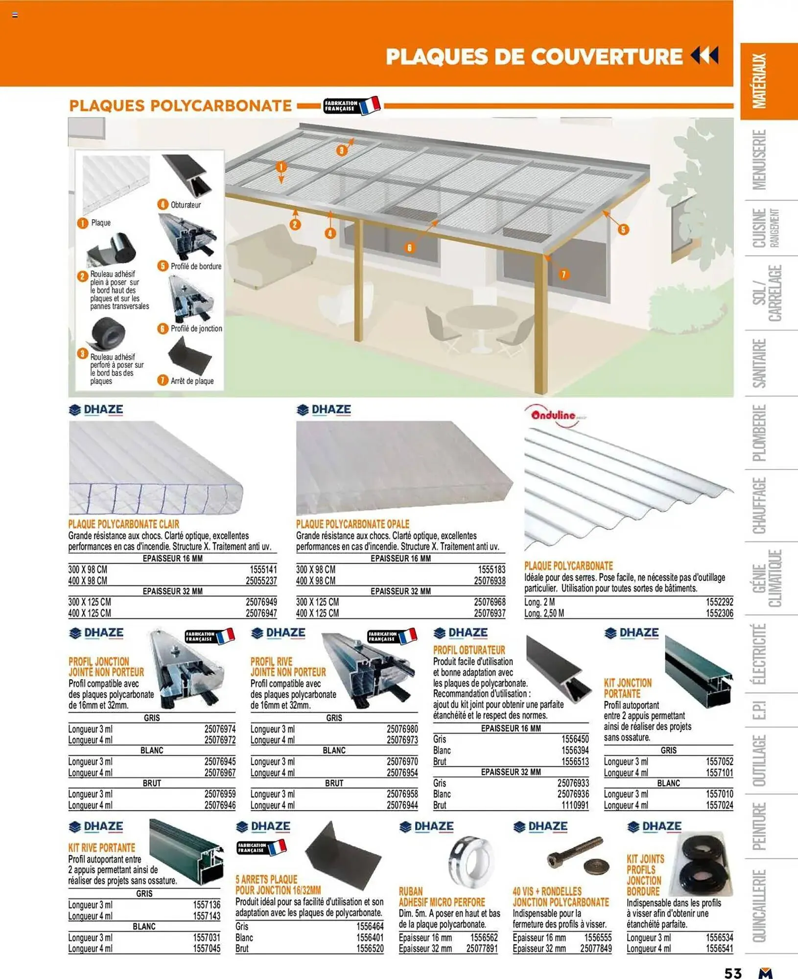 Catalogue Bricoman du 19 mars au 31 décembre 2025 - Catalogue page 53