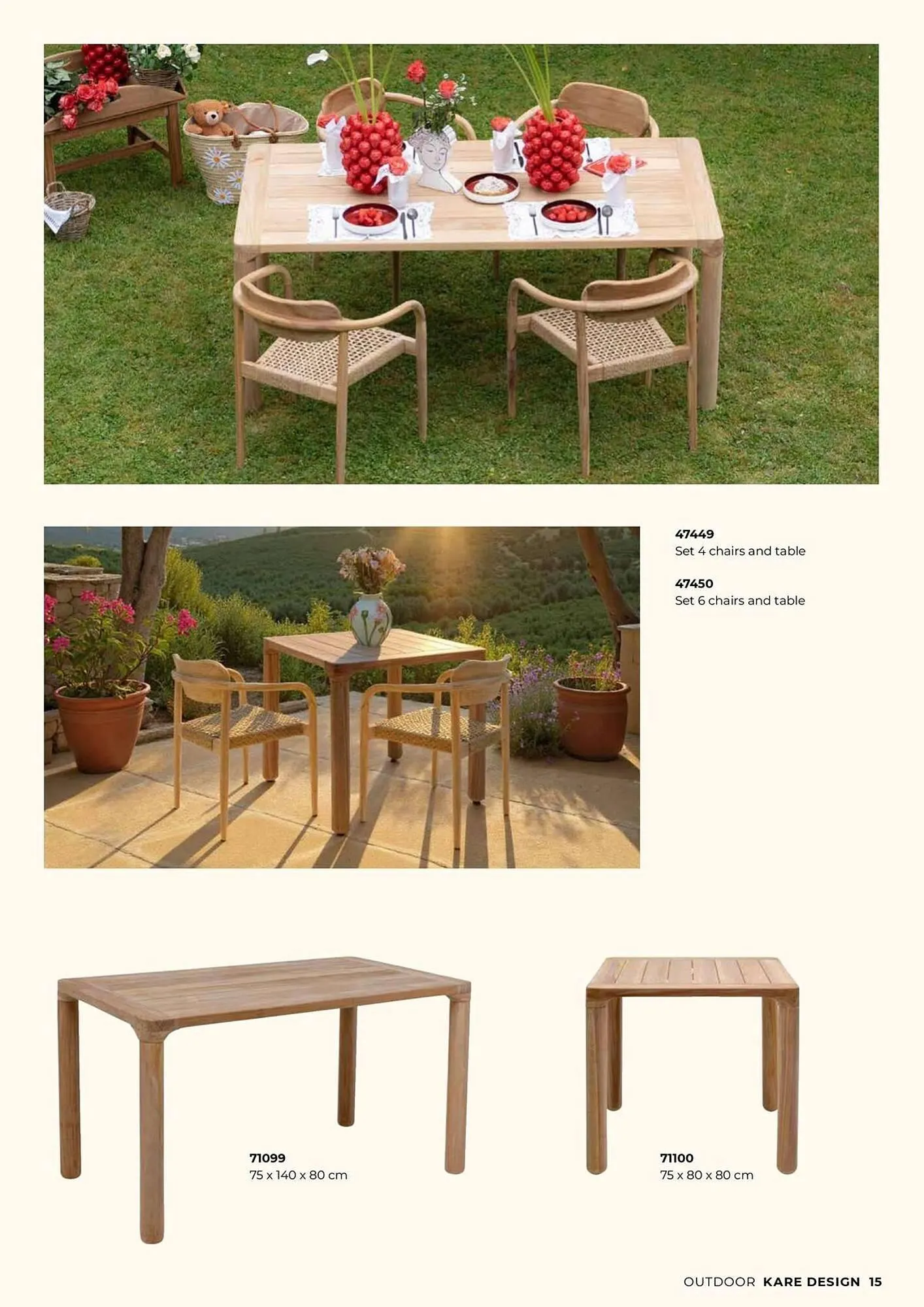 Catalogue KARE du 2 avril au 31 août 2026 - Catalogue page 15