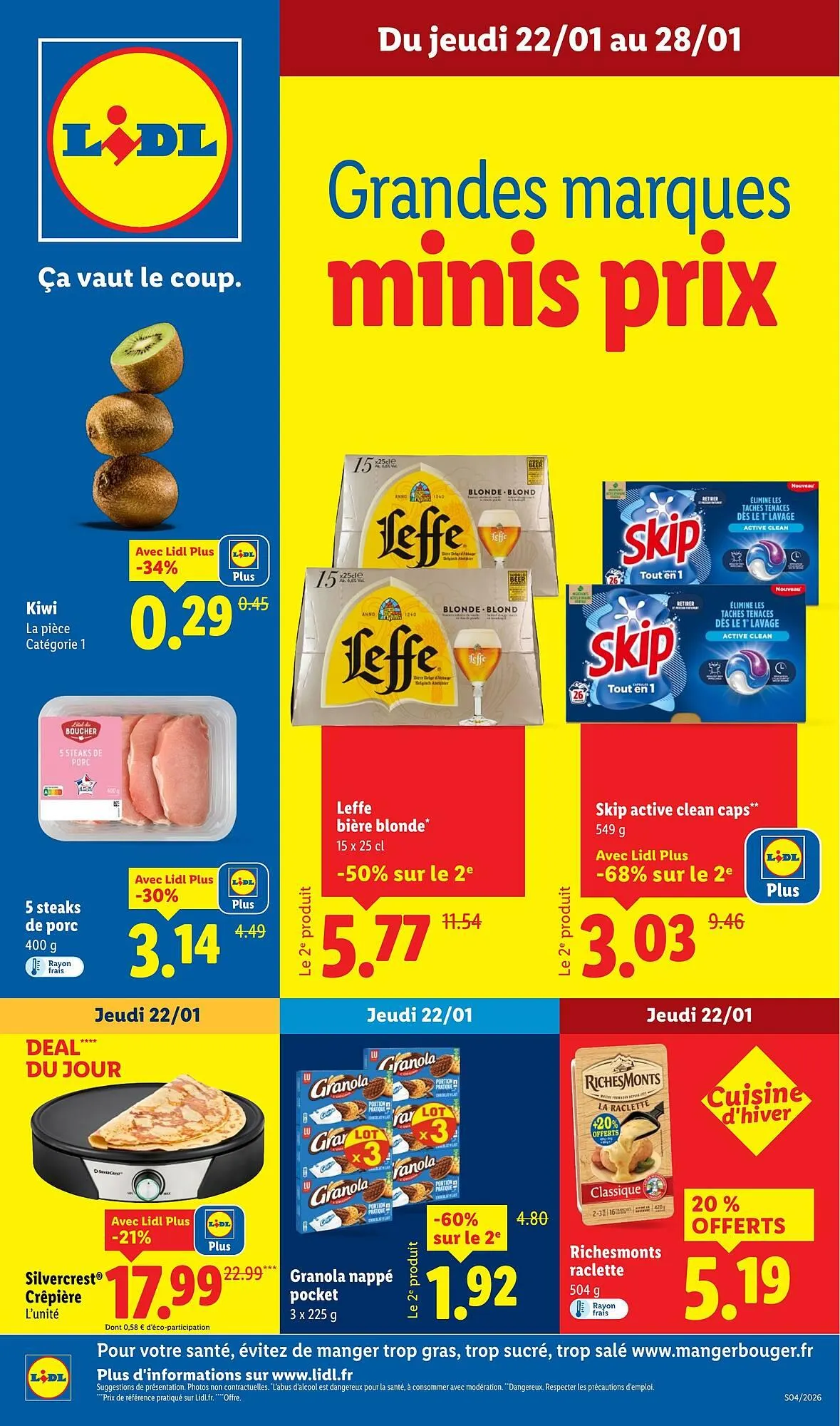 Catalogue Lidl du 22 janvier au 28 janvier 2026 - Catalogue page 1