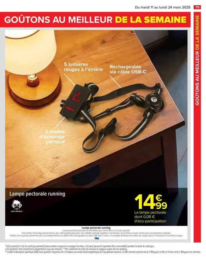 LES JOURS MEILLEURS AVEC LES PRODUITS CARREFOUR du 11 mars au 24 mars 2025 - Catalogue page 81