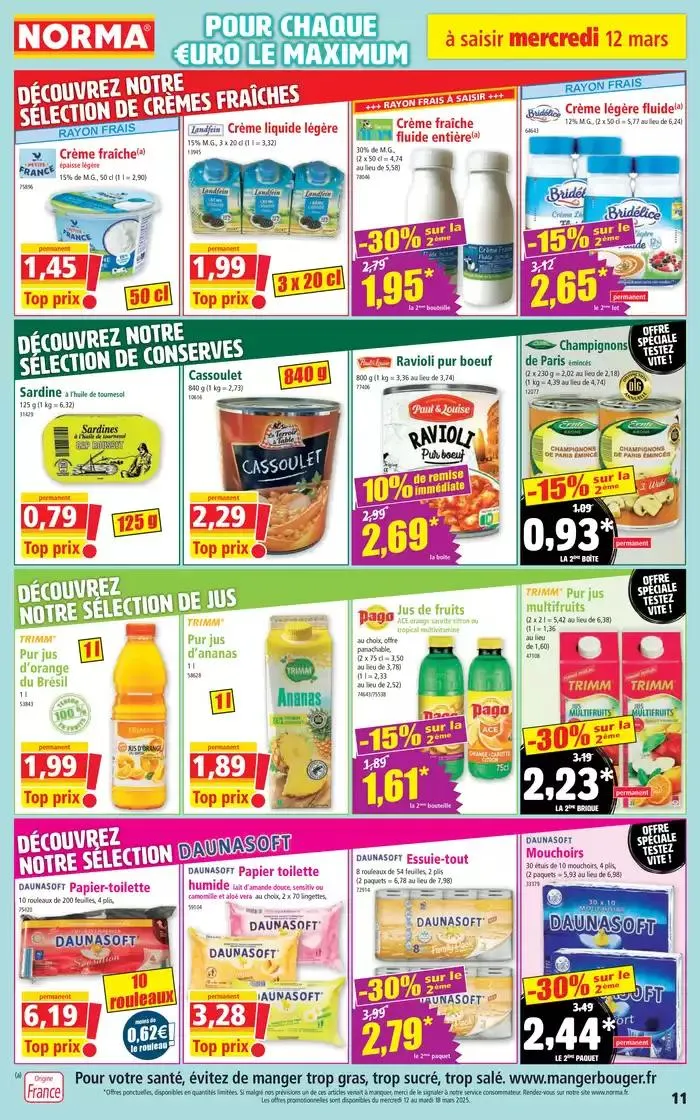Catalogue Norma du 12 mars au 18 mars 2025 - Catalogue page 11