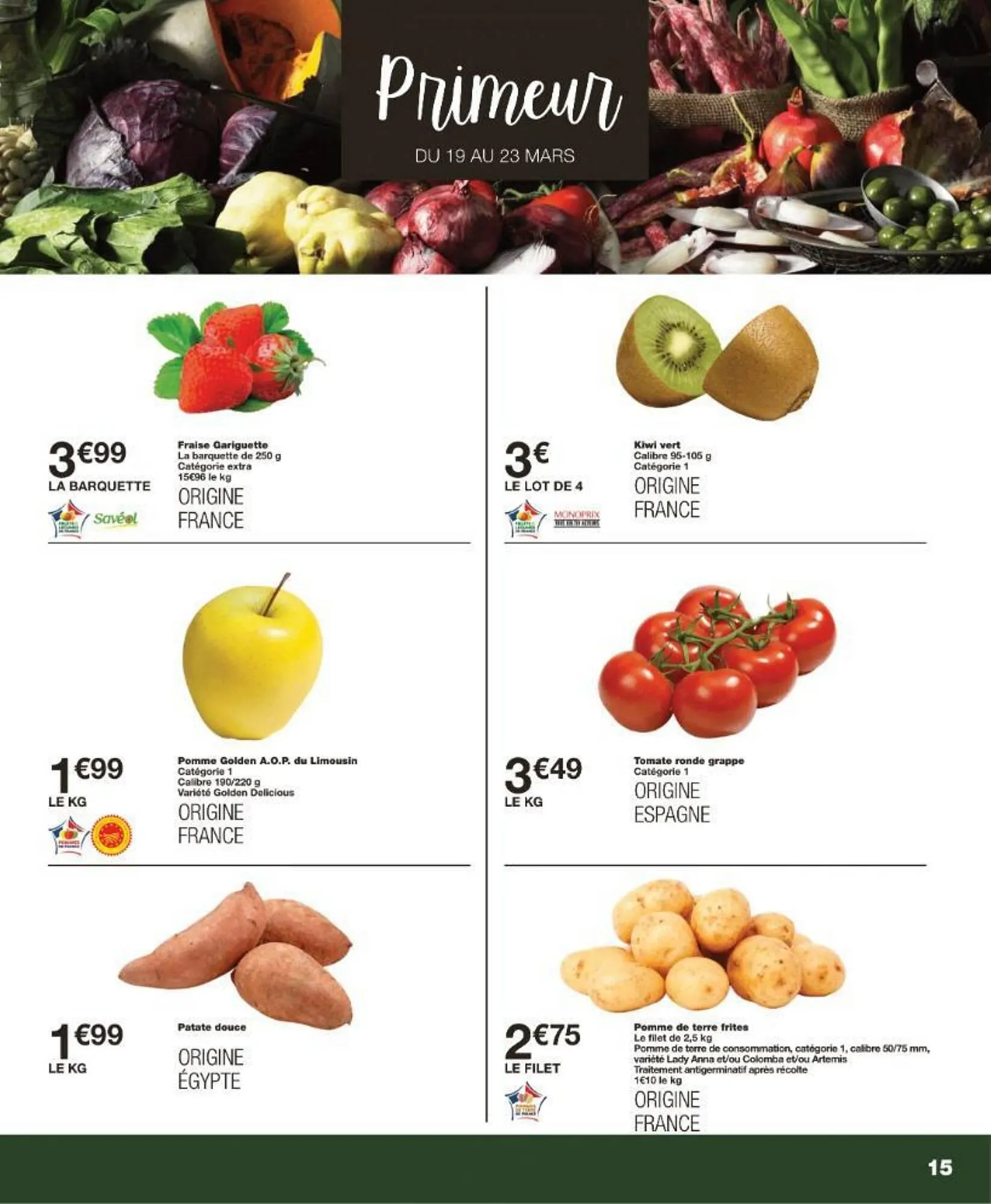 Catalogue Monoprix du 4 mars au 23 mars 2025 - Catalogue page 15