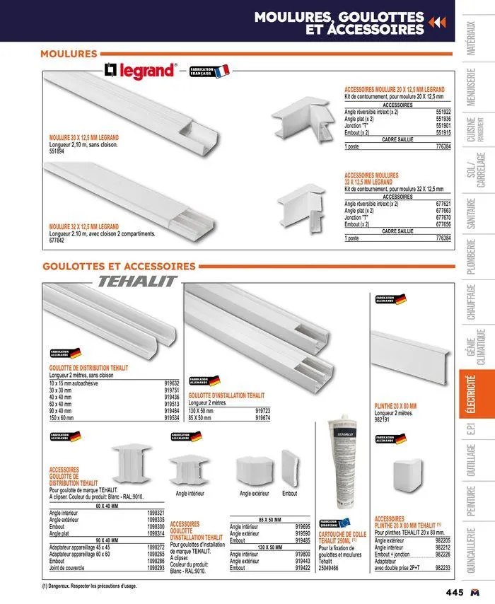 Guide produits 2024 du 15 mars au 31 décembre 2024 - Catalogue page 445