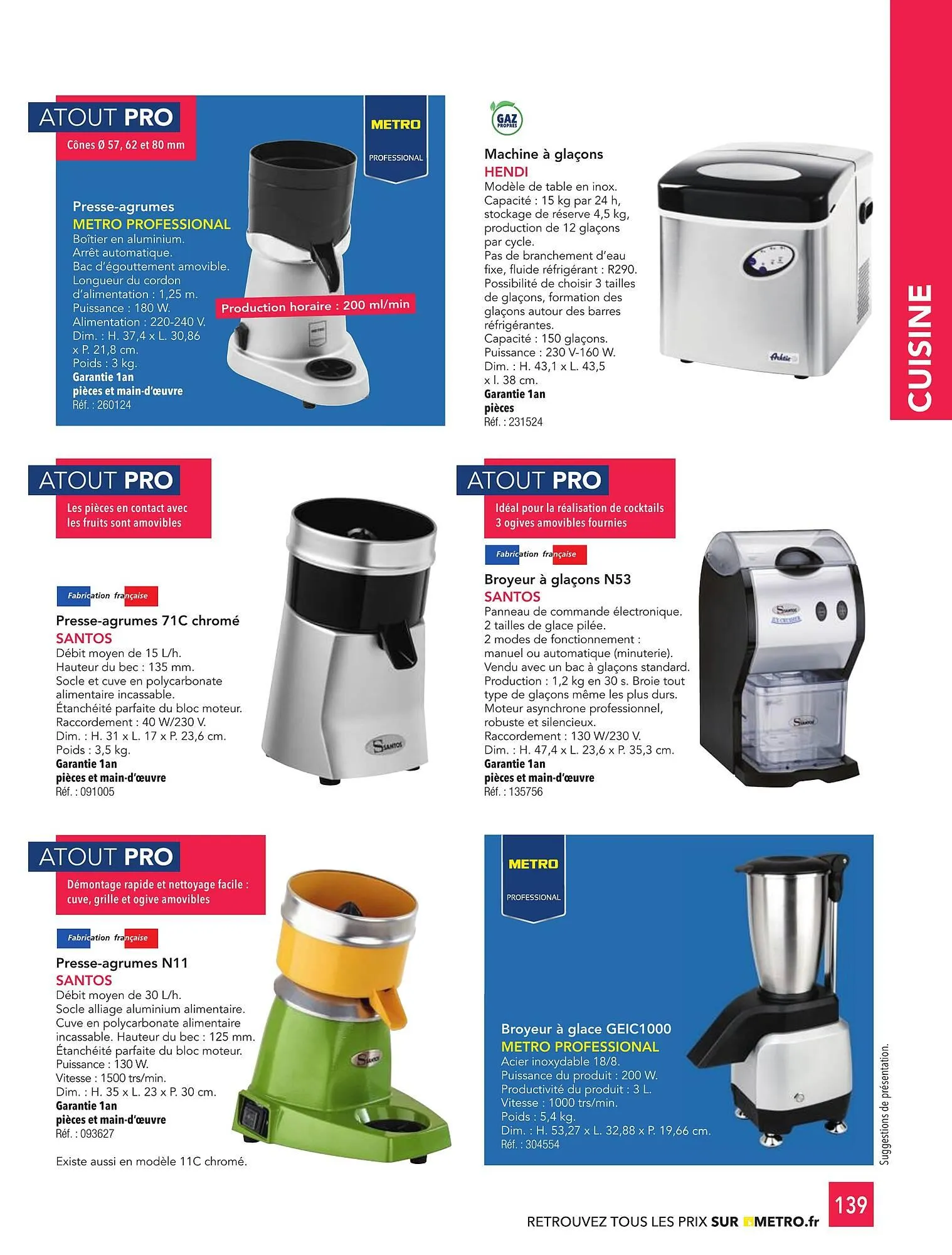 Catalogue METRO du 1 janvier au 31 décembre 2026 - Catalogue page 139