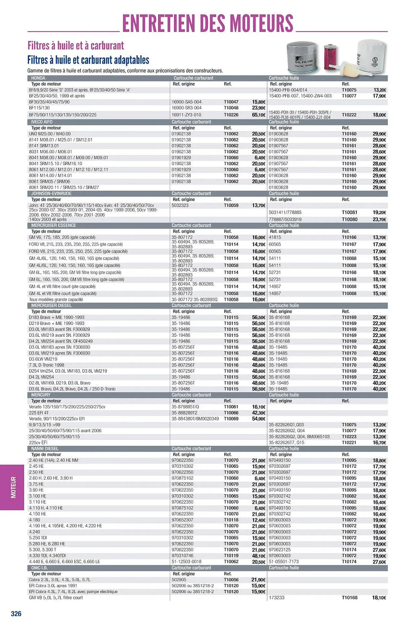 Catalogue Accastillage Diffusion du 1 mars au 31 décembre 2023 - Catalogue page 328