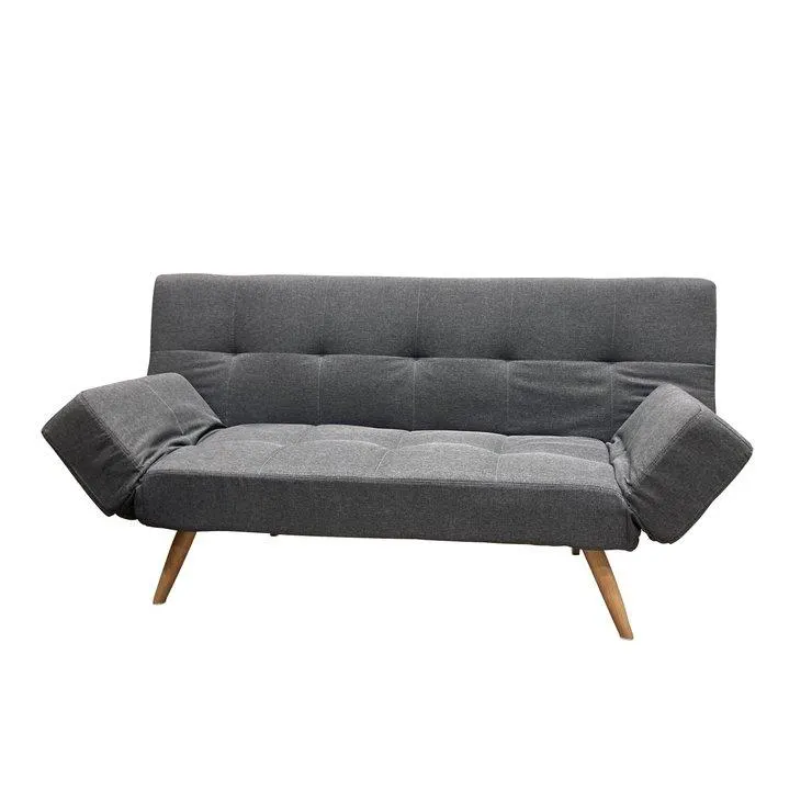 CANAPE CITY 3 PLACES ACCOUDOIRS RELEVABLES GRIS