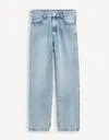 Jean baggy 100% coton - blanc