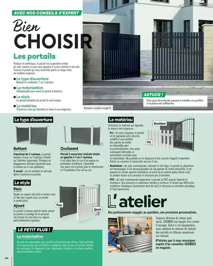 Aménagements Extérieurs 2025 du 1 janvier au 31 décembre 2025 - Catalogue page 44