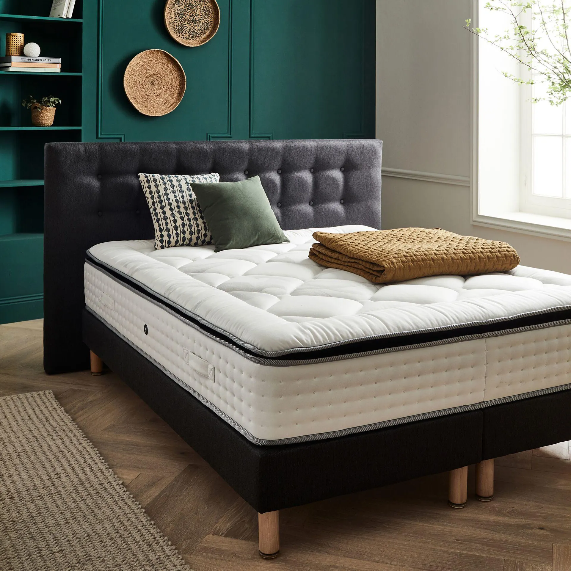 Matelas alinea à ressorts accueil moelleux 180x200cm