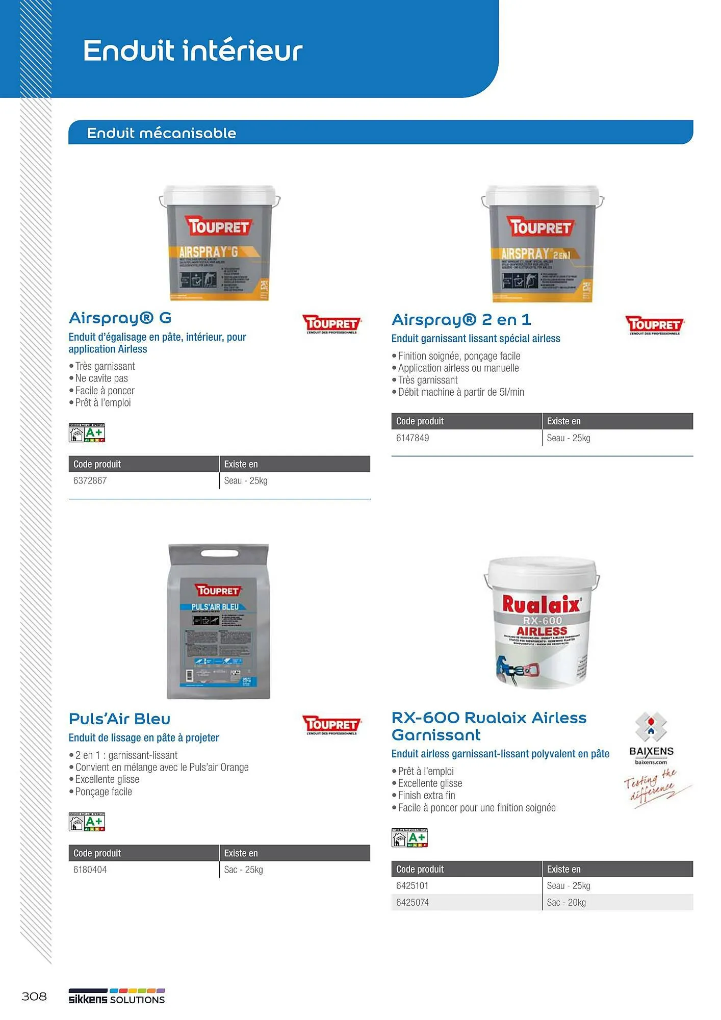 Catalogue Sikkens Solution du 8 janvier au 28 décembre 2025 - Catalogue page 308