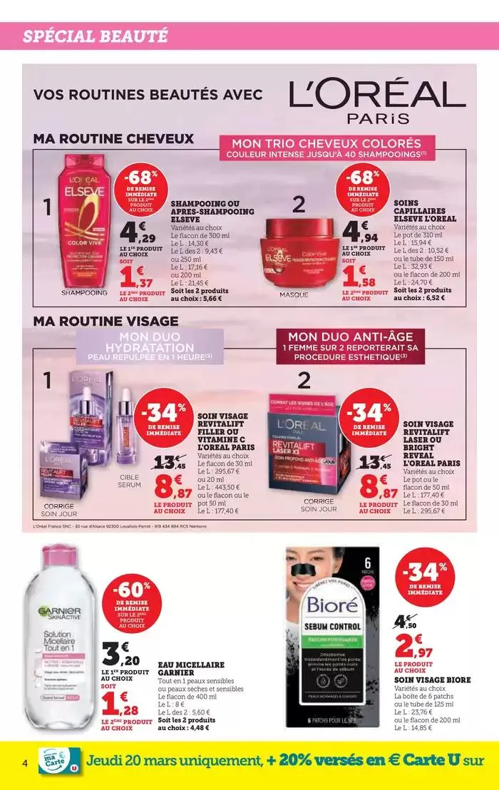 Spécial Beauté du 18 mars au 30 mars 2025 - Catalogue page 4