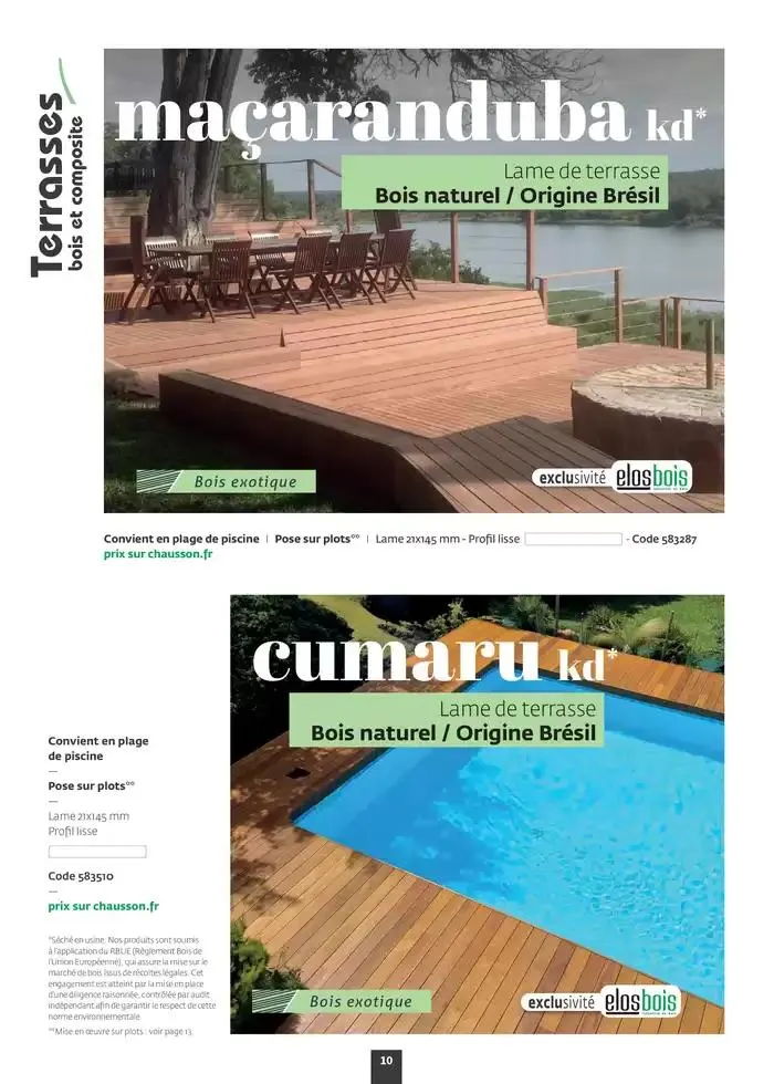 Aménagez votre extérieur SAISON 2025 du 1 janvier au 31 décembre 2025 - Catalogue page 12