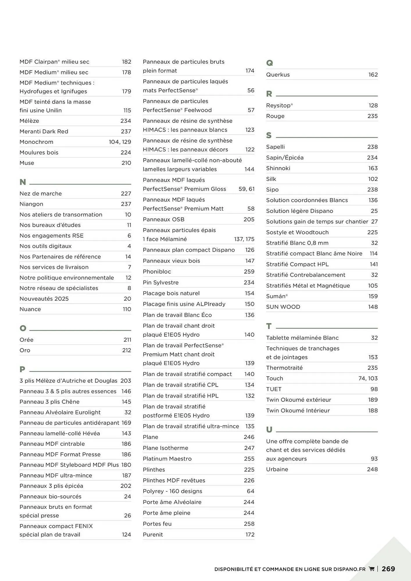 Catalogue Dispano du 25 avril au 31 décembre 2025 - Catalogue page 269
