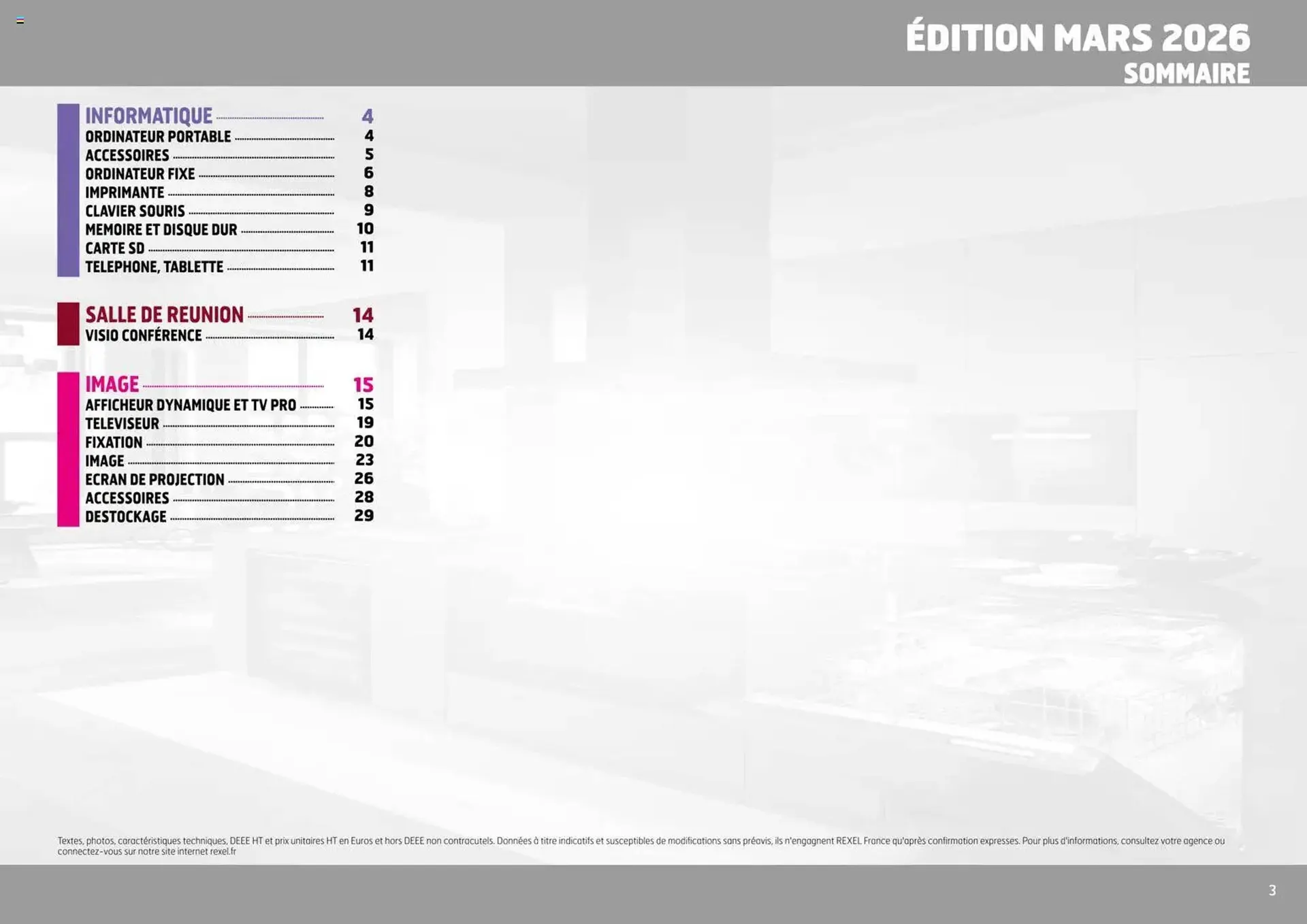 Catalogue Rexel du 1 avril au 31 décembre 2026 - Catalogue page 3