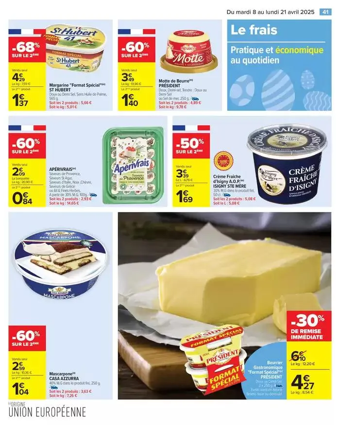 JOYEUSES PÂQUES & MEILLEURS PRIX du 8 avril au 21 avril 2025 - Catalogue page 43