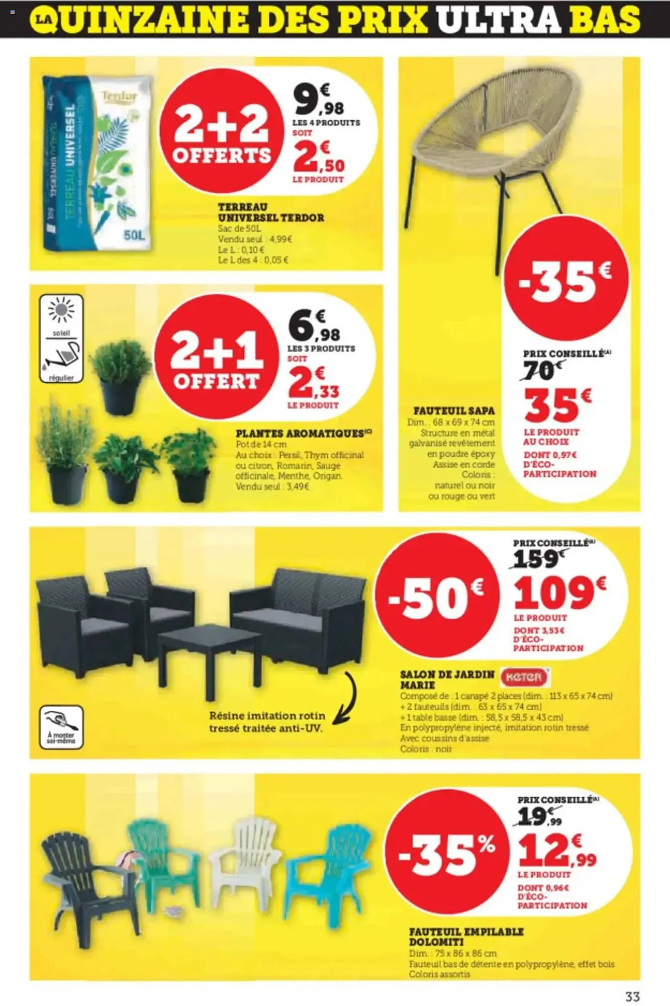 Catalogue Super U du 4 mars au 16 mars 2025 - Catalogue page 33