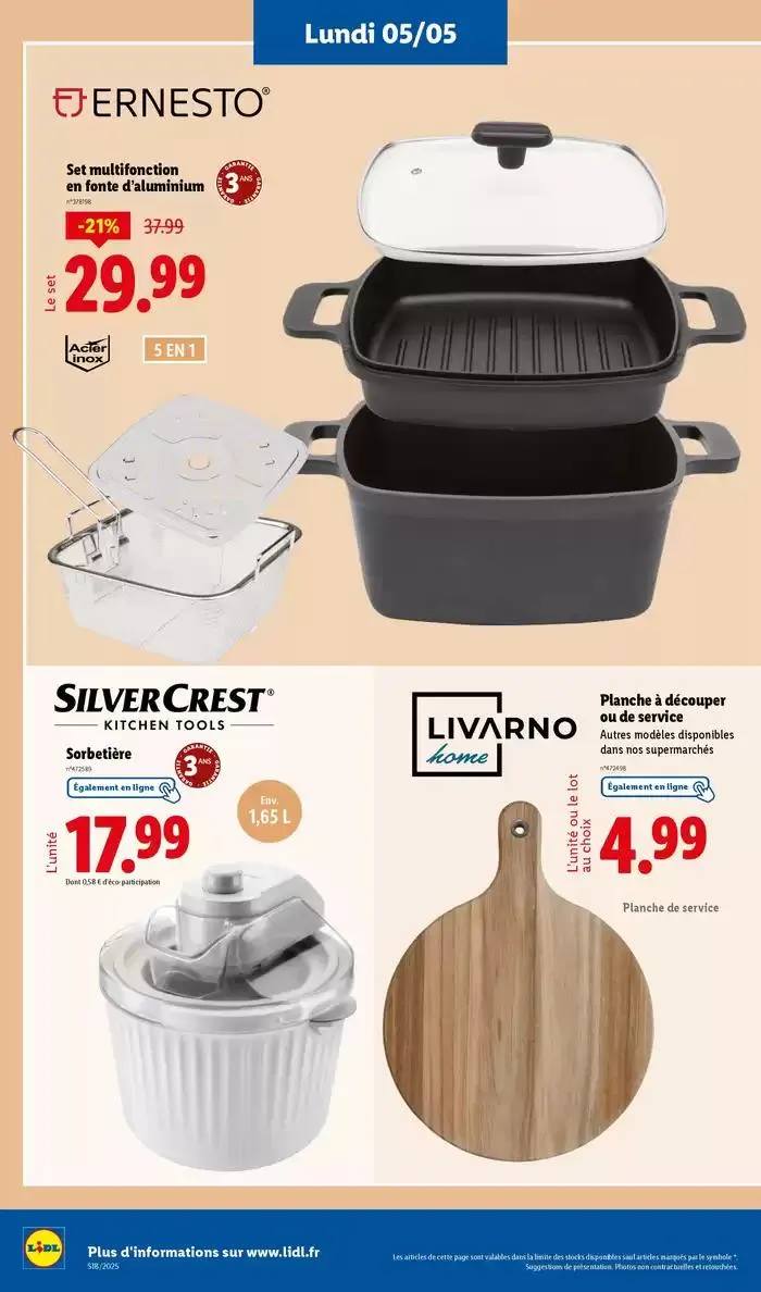 Découvrez des équipements pour vos sorties en plein air et pour embêllir votre jardin ! du 5 mai au 8 mai 2025 - Catalogue page 8