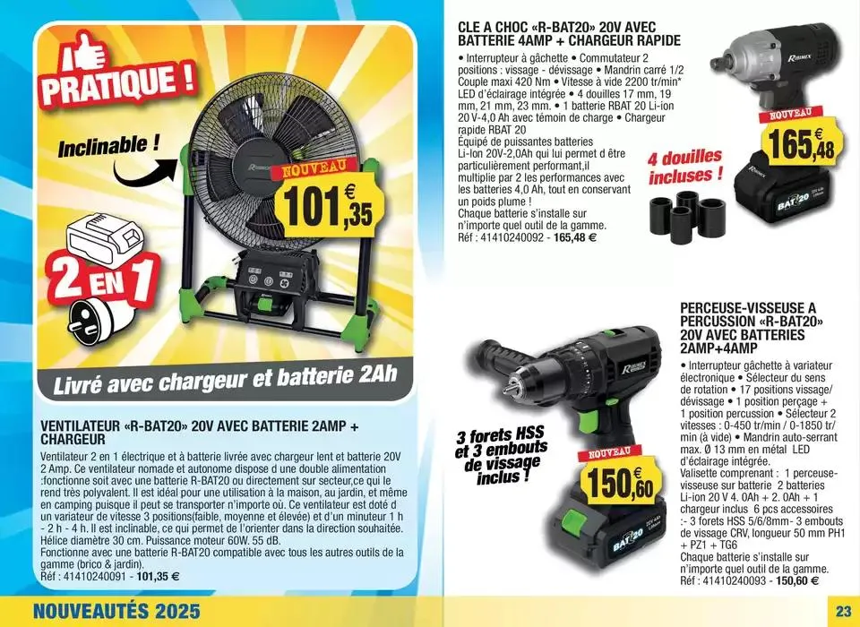 Spécial nouveautés 2025 du 25 février au 31 mai 2025 - Catalogue page 23