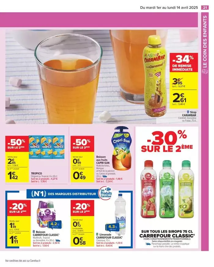 LE COIN DES ENFANTS du 1 avril au 14 avril 2025 - Catalogue page 23