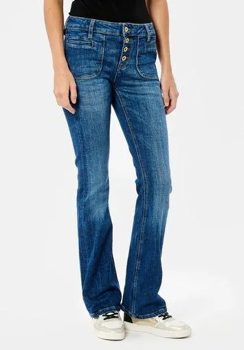 Jean bootcut bleu Femme