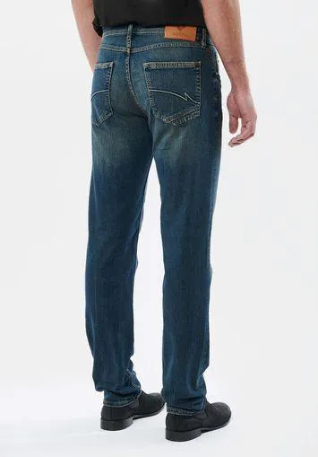 Jean straight bleu homme