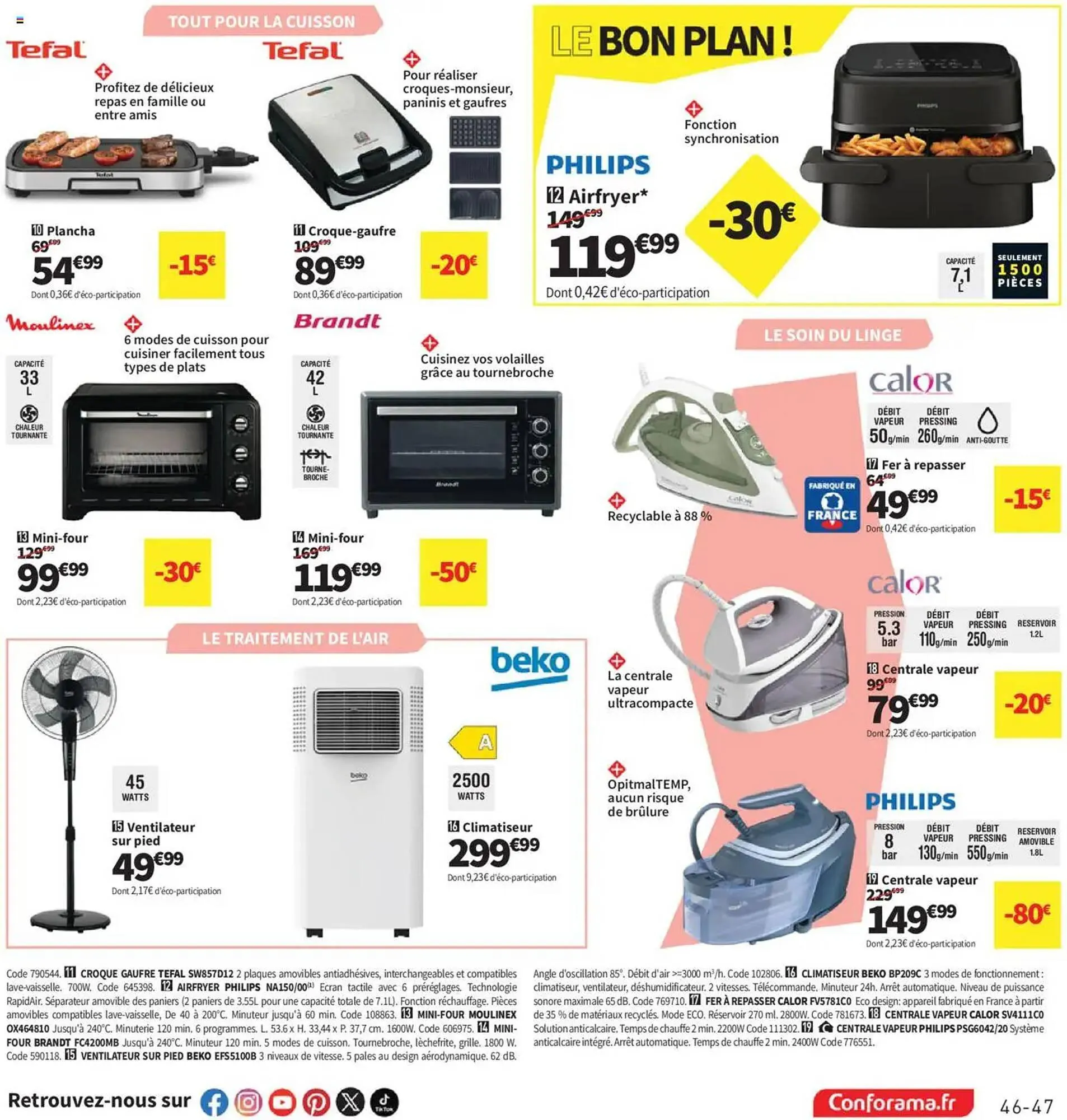 Catalogue Conforama du 10 juin au 7 juillet 2025 - Catalogue page 47