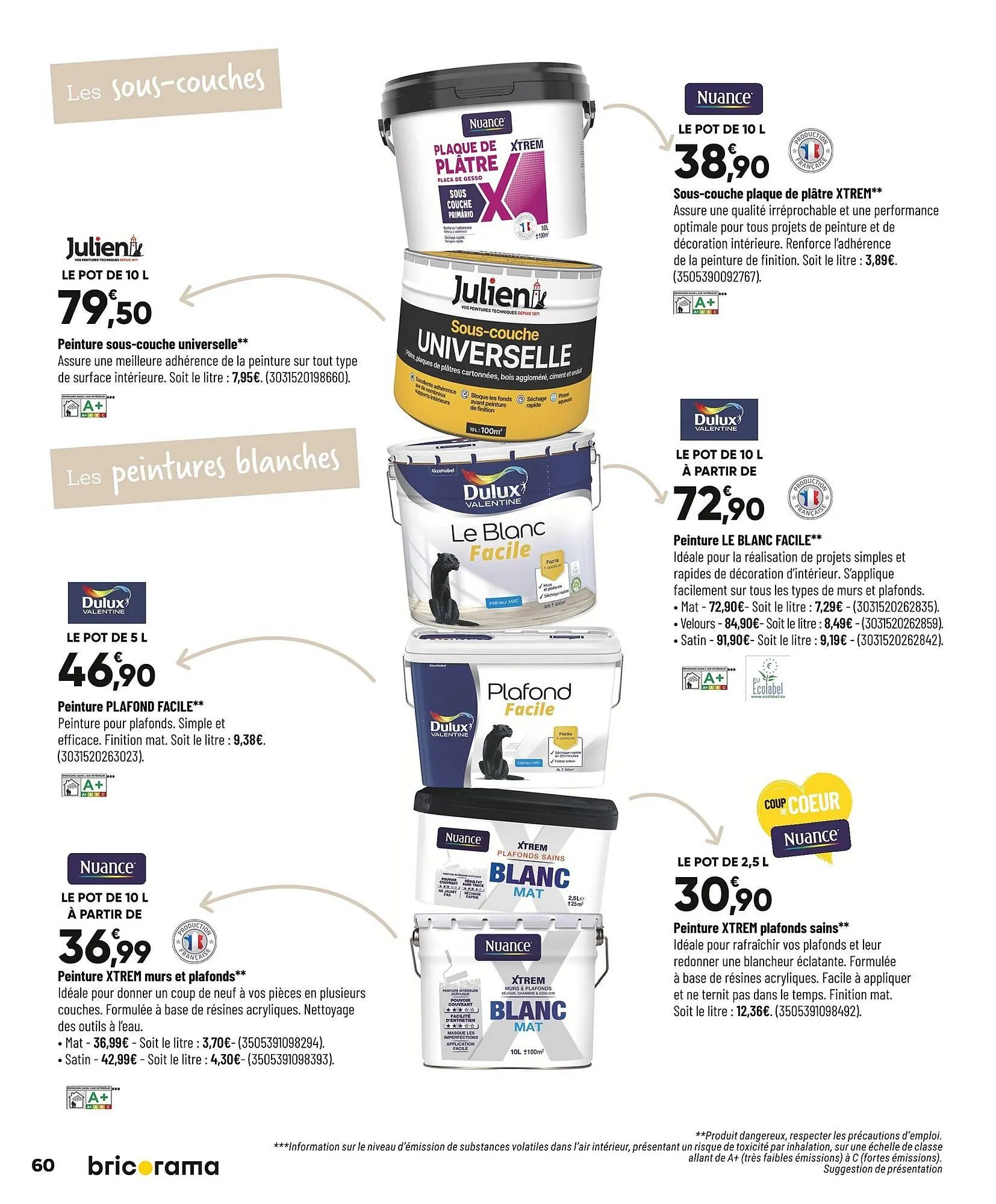 Catalogue Bricorama du 27 octobre au 7 décembre 2025 - Catalogue page 60