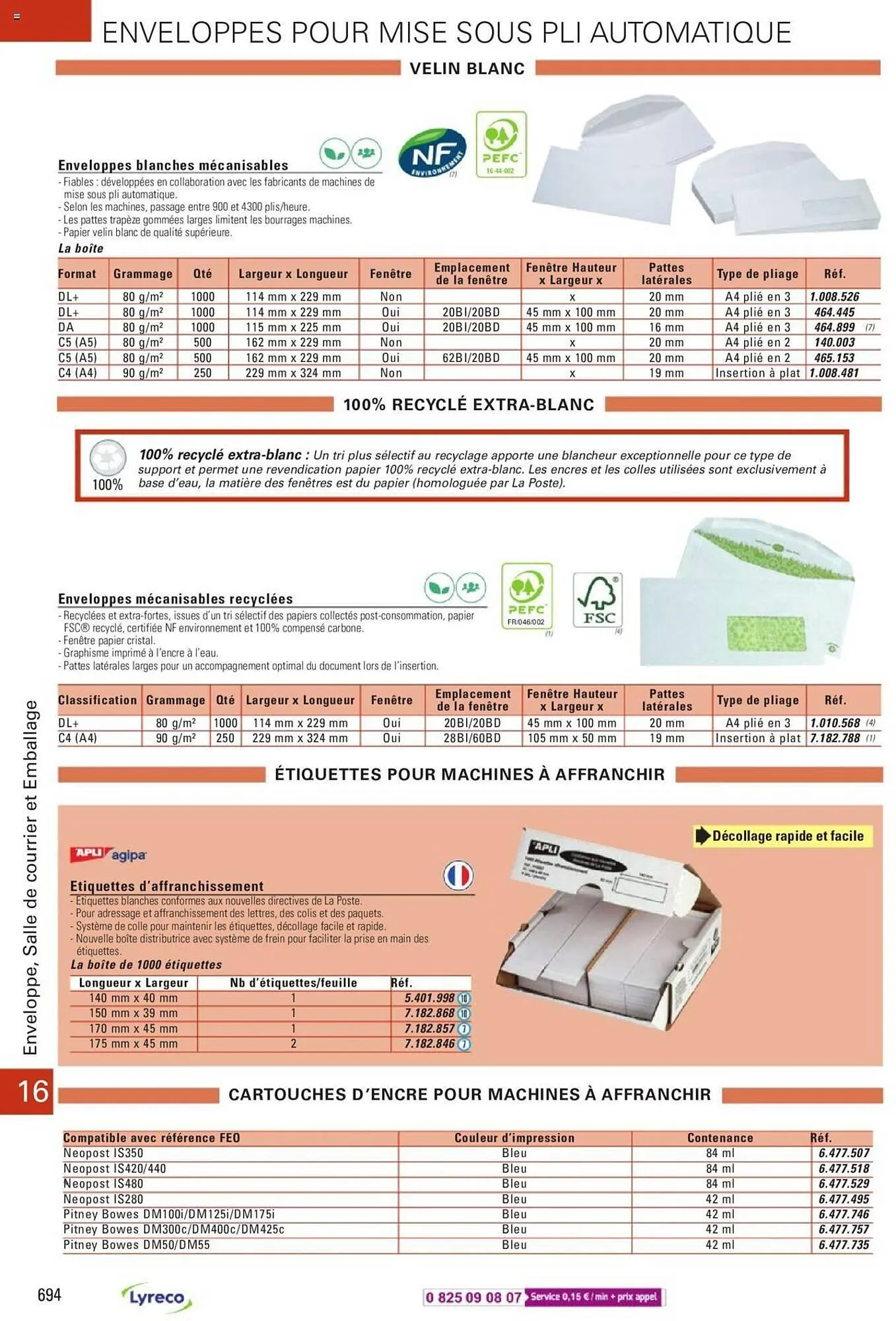Catalogue Lyreco du 15 mai au 31 décembre 2023 - Catalogue page 694