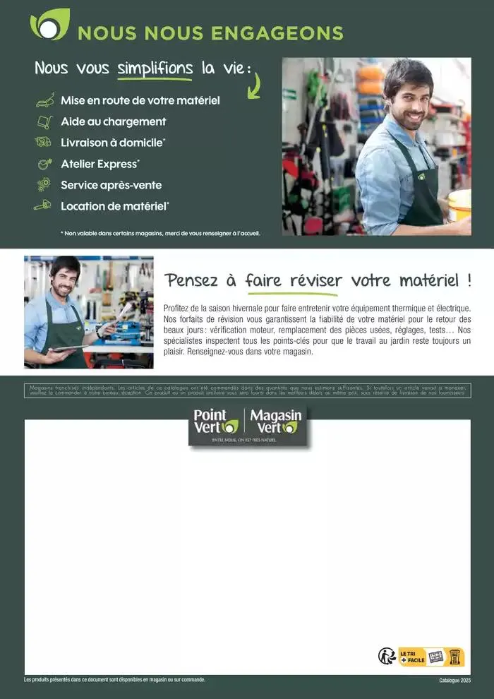 Point Vert Guide Motoculture 2025 du 17 janvier au 31 octobre 2025 - Catalogue page 48