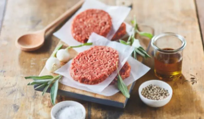 4 escalopes de veau haché