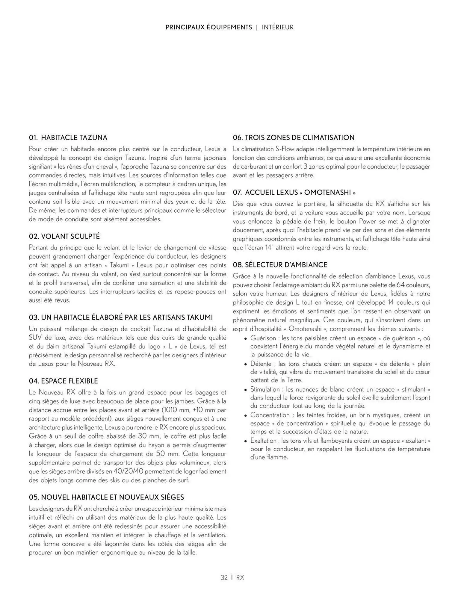 Catalogue Lexus du 21 décembre au 31 mars 2024 - Catalogue page 32