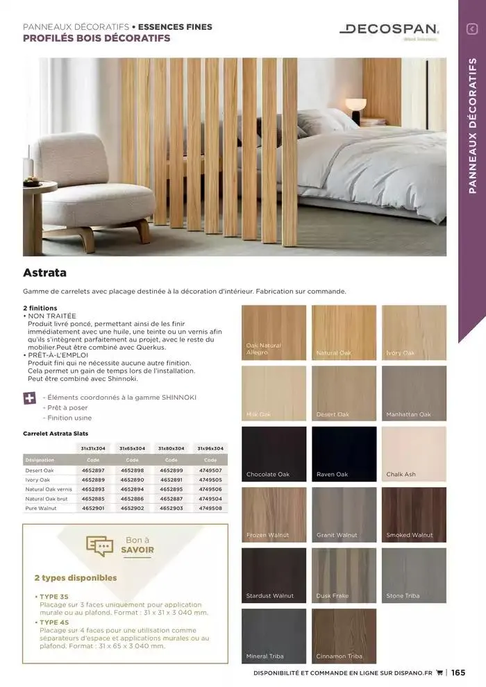 Catalogue 2025 Agenceurs du 25 avril au 31 décembre 2025 - Catalogue page 165